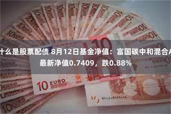 什么是股票配债 8月12日基金净值：富国碳中和混合A最新净值0.7409，跌0.88%