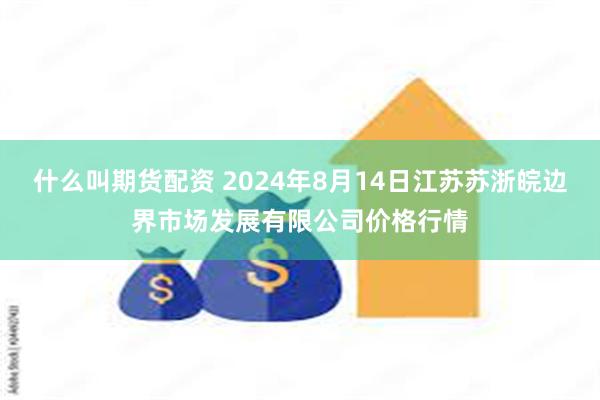 什么叫期货配资 2024年8月14日江苏苏浙皖边界市场发展有限公司价格行情