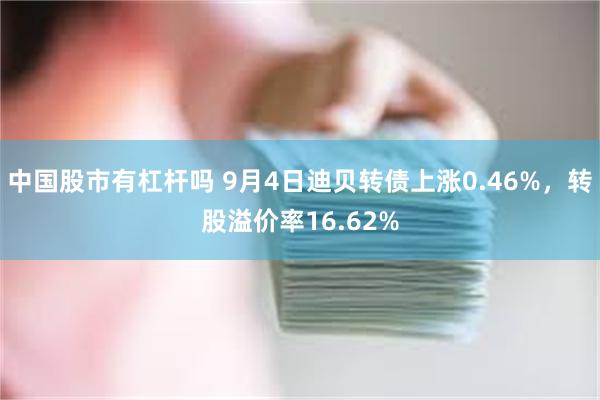 中国股市有杠杆吗 9月4日迪贝转债上涨0.46%，转股溢价率16.62%